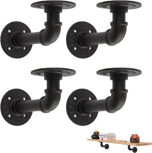 Pipe shelf brackets - shelf,