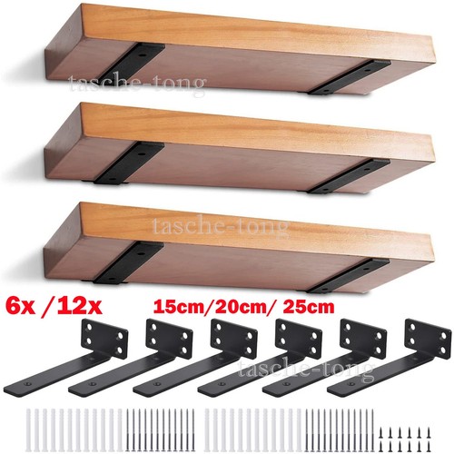 12x floating shelf brackets - floating,