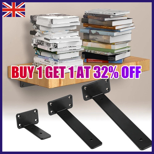 Pack black floating shelf - 4,