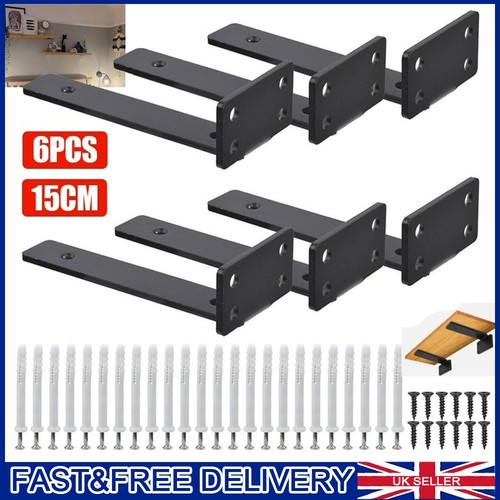 6pcs floating shelf brackets - floating,