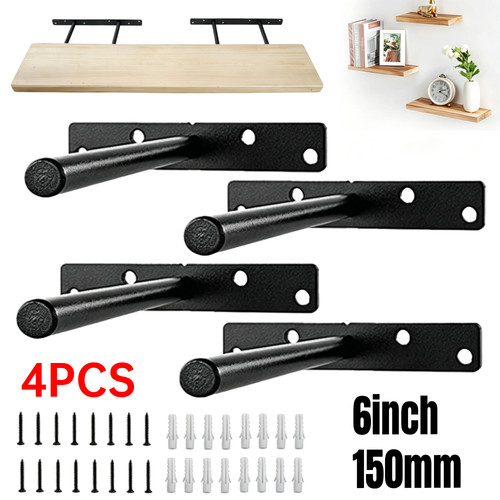 Pcs floating shelf brackets - pcs,