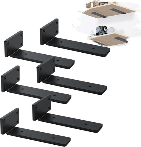 Pack floating shelf brackets - 6,