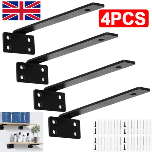 4pcs floating shelf brackets - floating,