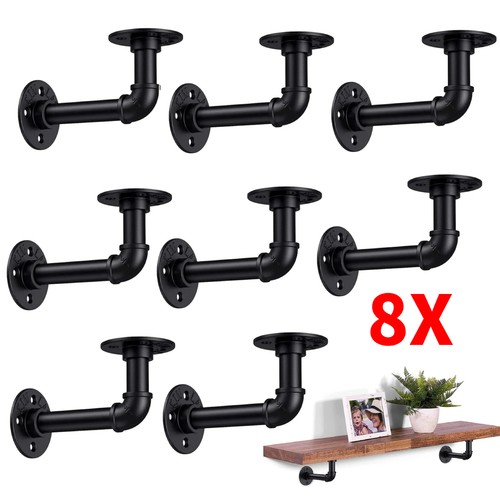 8pcs pipe shelf brackets - 8pcs,