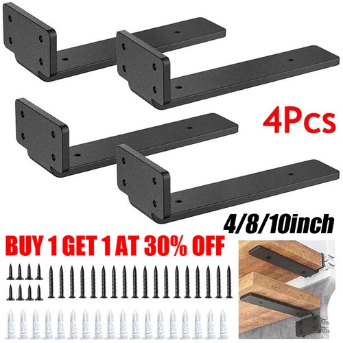 Pack floating shelf brackets - 4,