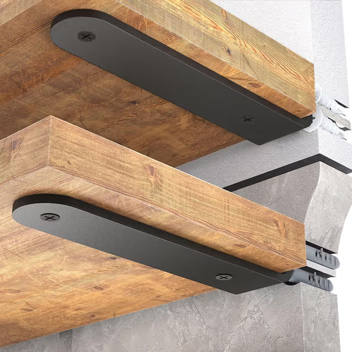 Floating shelf brackets - 6x,