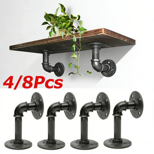 Pipe shelf brackets - shelf,