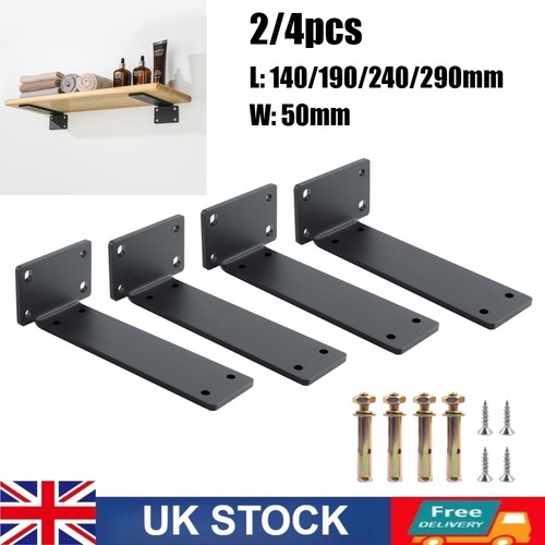 4pcs floating shelf - 2/4pcs, brackets