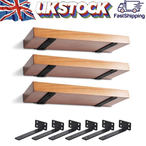 Pack floating shelf brackets - 6,
