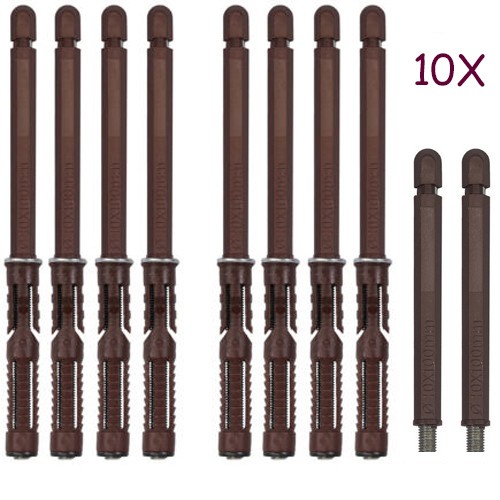 10x 100mm concealed - 100mm,