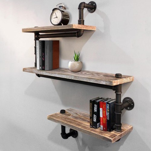 Industrial floating shelves - industrial,