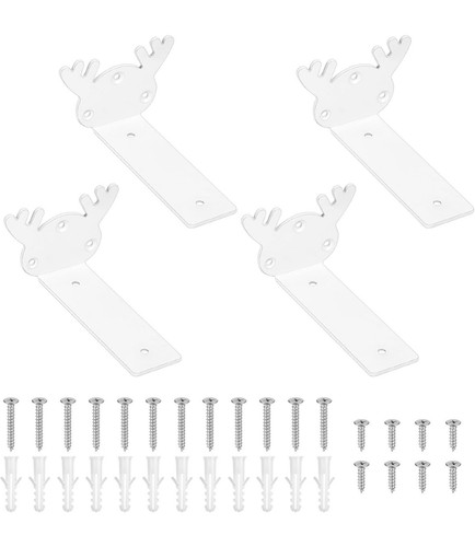 Pcs floating shelf brackets - pcs,